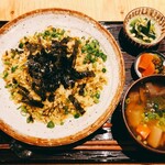 Izakaya Katete - 高菜炒飯定食@840円