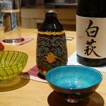 御料理ふじ居 - 日本酒「満寿泉白萩」