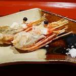 御料理ふじ居 - ボタン海老頭