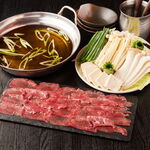 Cow tongue shabu shabu pot