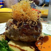 コントワール ミサゴ - 鹿とフォアグラのハンバーグ（アップ）