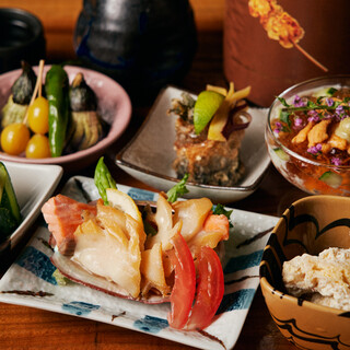 [No compromises, all handmade] Dishes prepared by a head chef with 40 years of Japanese-style meal experience