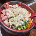 お好み焼き もんじゃ 夢家族 - クリームシチューもんじゃ