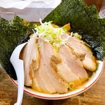 Raamen Zum Pachi - 節チャーシュー1150円　のり野菜トッピング