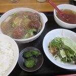 チャイナダイニング 龍 - 日替わり　肉団子と白菜と春雨のうま煮定食　ライス少なめ