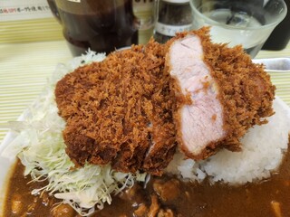 とんかつ檍のカレー屋 いっぺこっぺ - 肩ロース断面