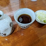 手打ち大石田そば　きよ - タレと薬味