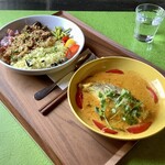 スプーンソング - 【2022年9月8日(木)】マダイのマッパス(カレー)と2種のライスプレート