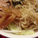 ごりまる - つけ麺　￥800  ランチ　麺大盛り無料　野菜増し無料