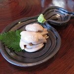 割きたてのきも わさび（1050円）