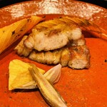 日本料理 研野 - 落ち葉の下からチャーシュー