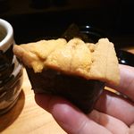 天寿し - 赤ウニ。リフトぉ(^o^)/