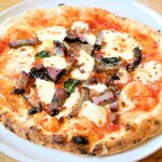 いんば学舎 オソロク倶楽部 - ベーコンマルゲリータ