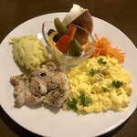 クッチーナ イタリアーナ 柿崎 - ピッツァセットの前菜盛り合わせ