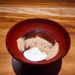 炭火割烹 白坂 - ⚫「水餅 きなこ   福岡のマスカルポーネ」　