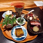 炭火割烹 白坂 - ⚫八寸　井伊さんの八寸がまた美味しいの！