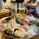 魚頂天酒場 まつり 梅田店 - 名物！魚頂天盛り