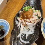 別邸花火 おにかい - 蒸し鶏ポン酢
