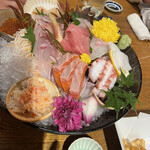 別邸花火 おにかい - 刺身盛り合わせ