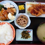 まつや食堂 - 日替わり定食660円(税込)