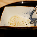 膳処末富 - まずは半分そのままで頂きます。