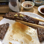 焼肉せがわ - もう絶品。信じられないほど旨いガム。ステーキもトロロで食いましたが、もうね、お祭りです。おみこしです。