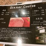 鉄板焼ステーキ 一ッ葉ミヤチク - メニュー