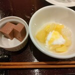 鉄板焼ステーキ 一ッ葉ミヤチク - 最後のデザート