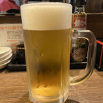 鉄なべ - アサヒスーパードライ生ビール