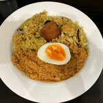 コチン ニヴァース - ジャガイモとナスのプラオ