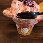 こびとぱん×スノーアイス - 料理写真: