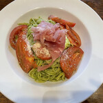 イタリア食堂nono - カットされたトマトがビッグ！