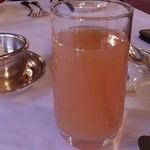 ダイニングルーム - 2013 4 朝食 桃のジュース