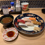 寿司と天ぷらとわたくし - わたくしの贅沢お昼ご飯