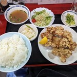 中華料理 アスター - 唐揚げ定食  1000円