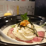 鮨 喰切り すし久 - ウニラーメン