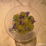 プチレストラン ブーケ・ド・フランス - シャインマスカットとシャンパンのジュレがけ