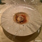 プチレストラン ブーケ・ド・フランス - 九絵と帆立のブイヤベース仕立