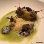 プチレストラン ブーケ・ド・フランス - 天然物の鮑のエチュベ