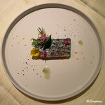 プチレストラン ブーケ・ド・フランス - 秋刀魚とジャンボン･クリュと大葉のプレッセ