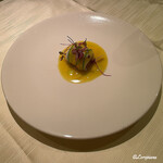 プチレストラン ブーケ・ド・フランス - 帆立のムースとオマール海老のカネロネ仕立