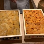 鮨 銀座 おのでら - ウニ2種