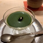 鮨 銀座 おのでら - 抹茶ブリュレ