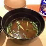 鮨 銀座 おのでら - 赤出汁