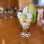 メロン ハウス かわぐち - メロンパフェ