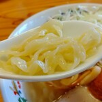 喜一 - 朝日屋さんの中太麺