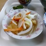 寺下食堂 - 2013.05 魚のマリネは魚の一切れ一切れが小さくてちょっと固かった。。。