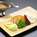 本日の高原野菜たっぷりカレー