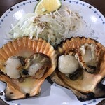 塩湯 - ヒオウキ貝のバター焼