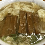 186893496 - （上）しなちくラーメン大盛　わんたんトッピング